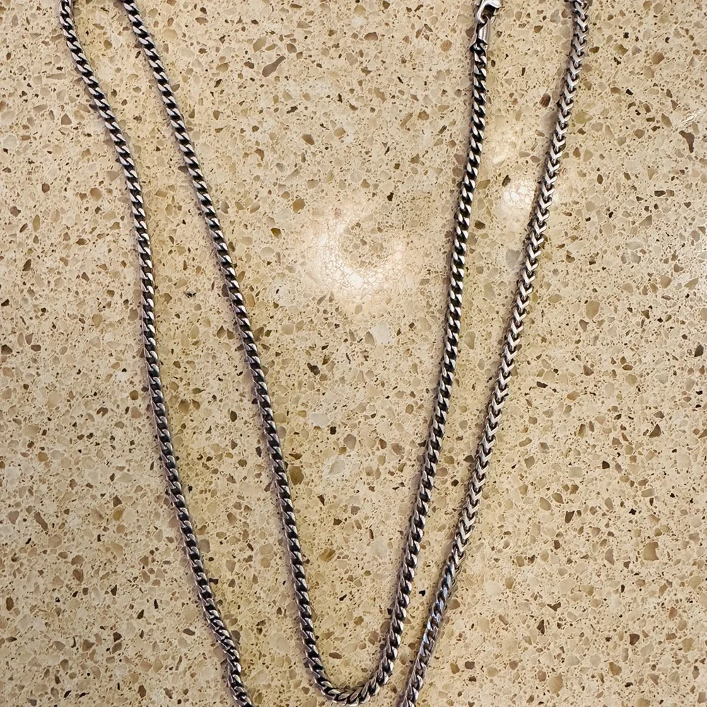 Men's Silver Wheat chain - Picture 2 of 7